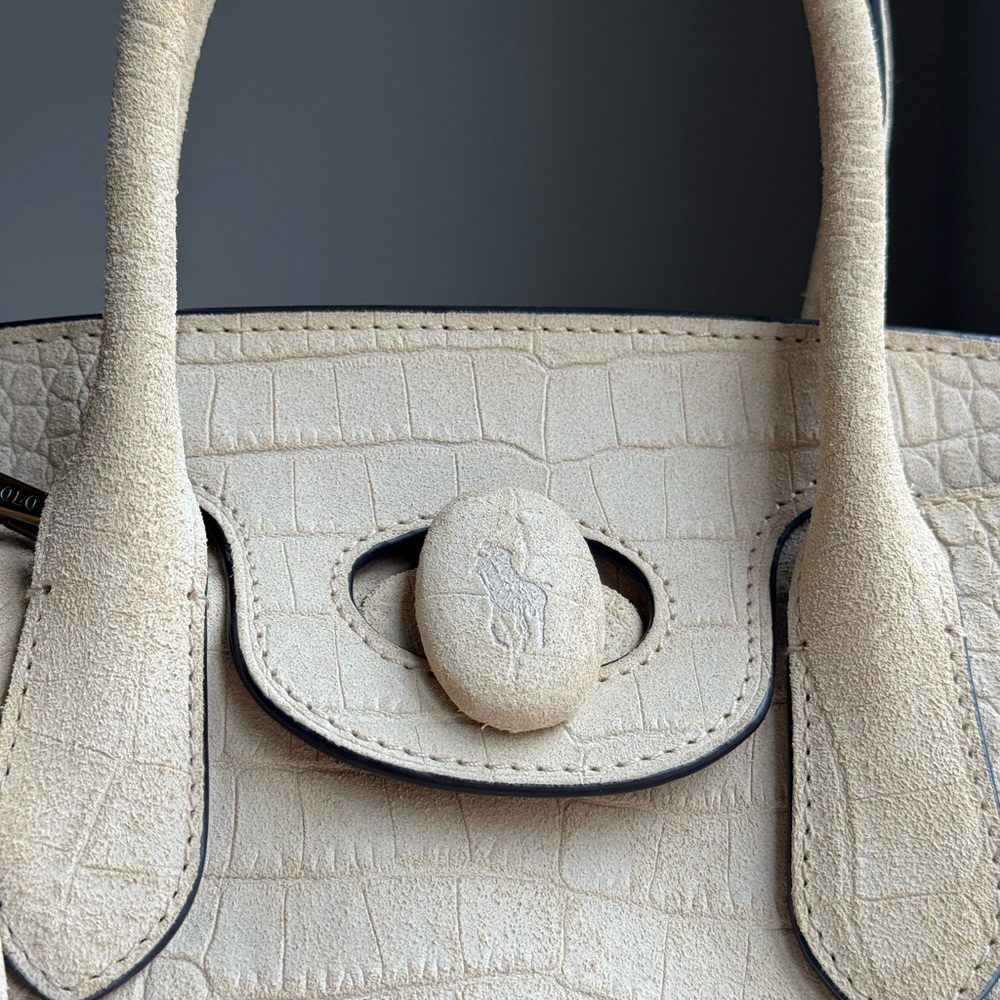 Polo by Ralph Lauren Cream Satchel - Picture 11 of 13